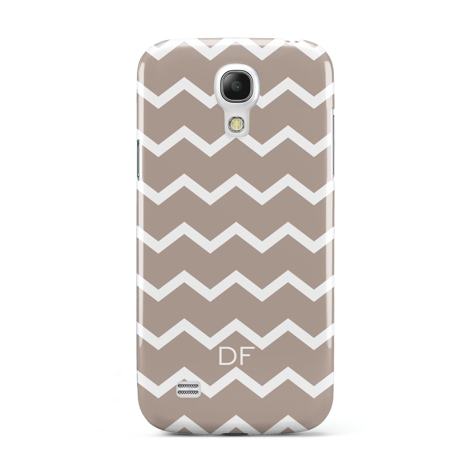 Personalised Chevron Beige Samsung Galaxy S4 Mini Case