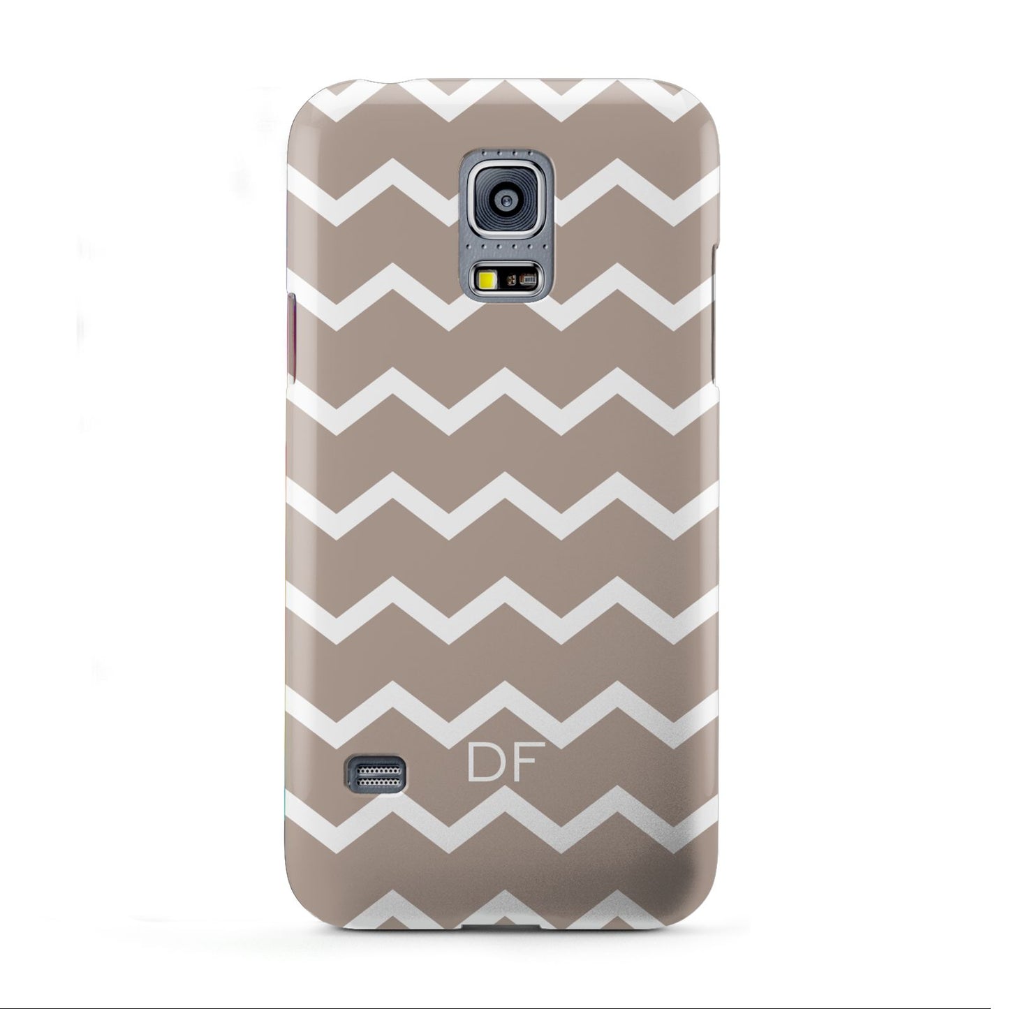 Personalised Chevron Beige Samsung Galaxy S5 Mini Case