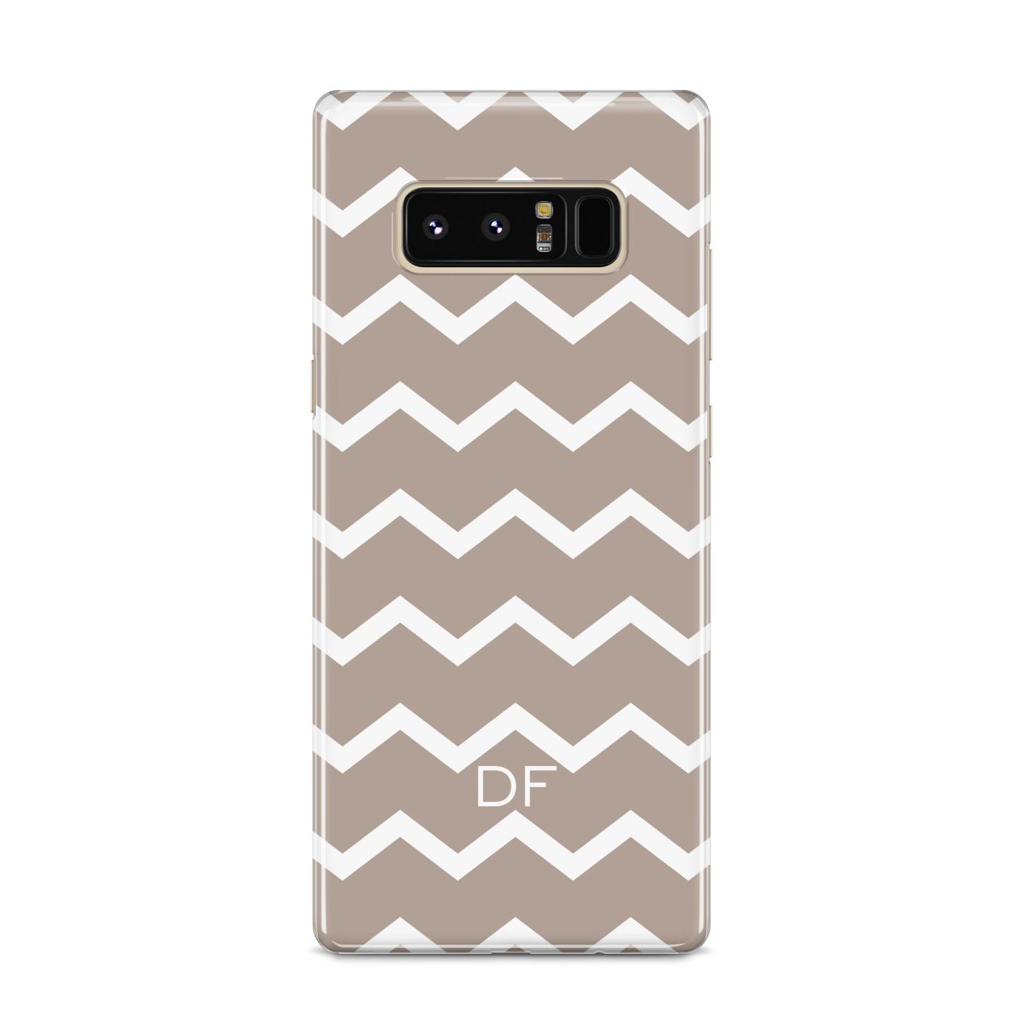 Personalised Chevron Beige Samsung Galaxy S8 Case