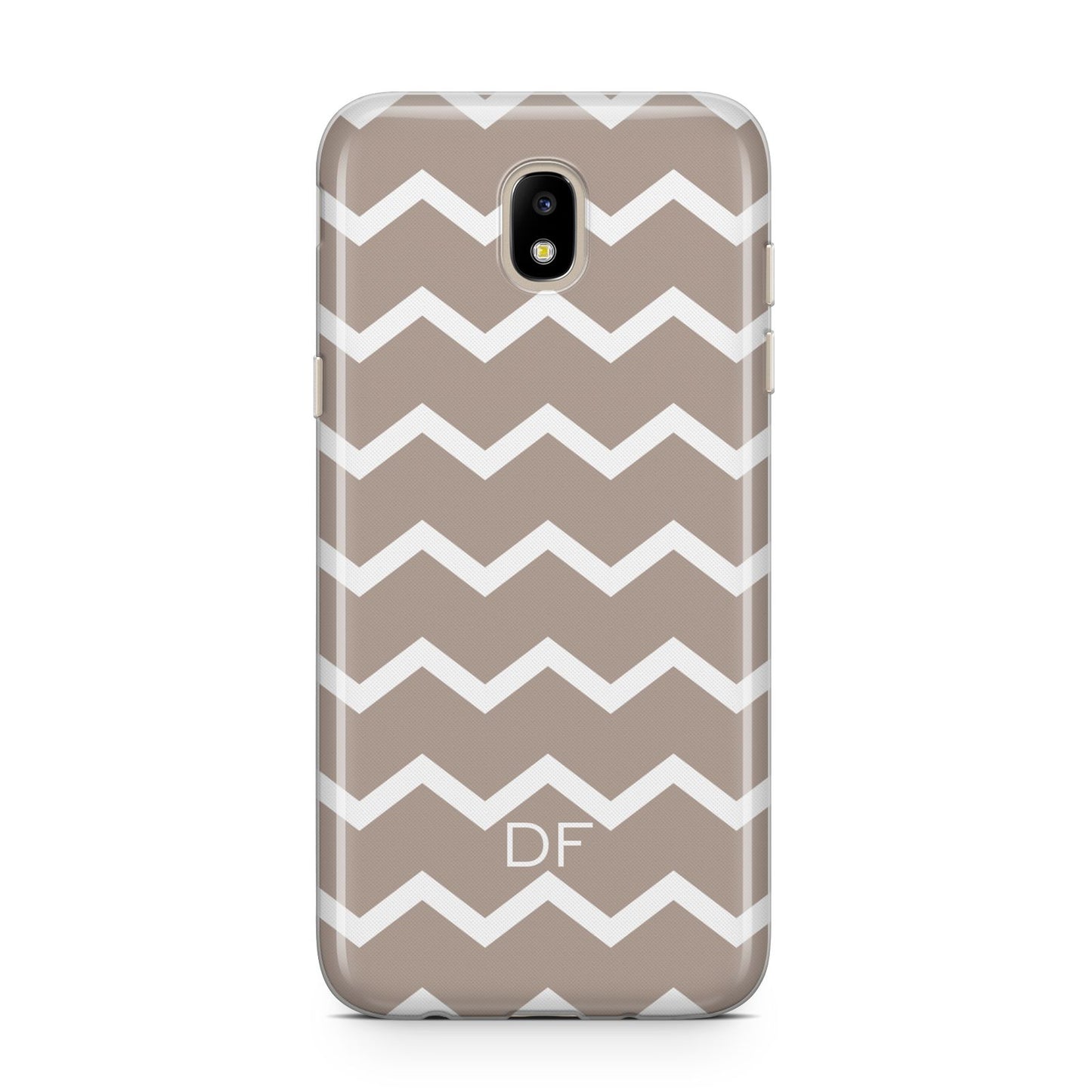 Personalised Chevron Beige Samsung J5 2017 Case