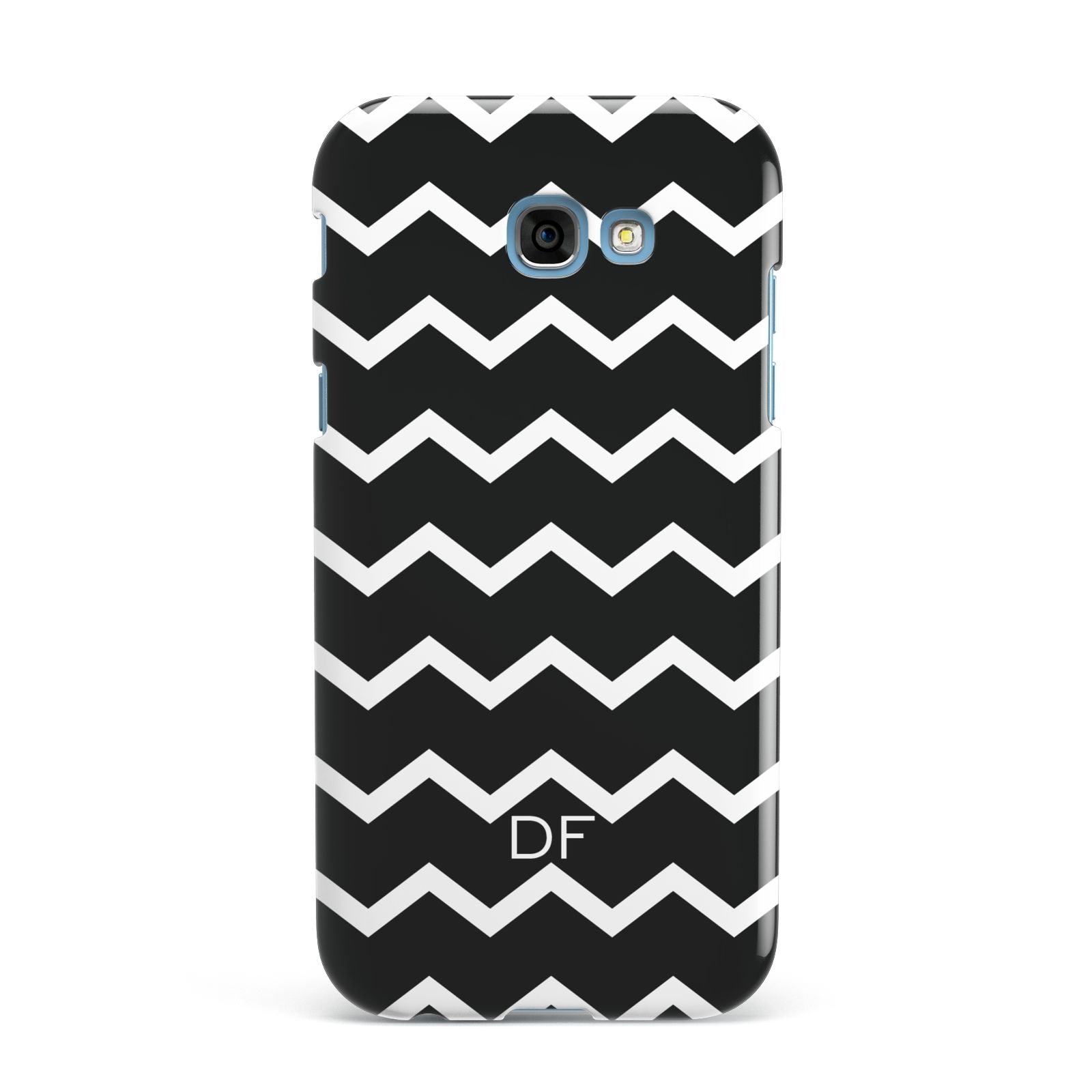 Personalised Chevron Black Samsung Galaxy A7 2017 Case