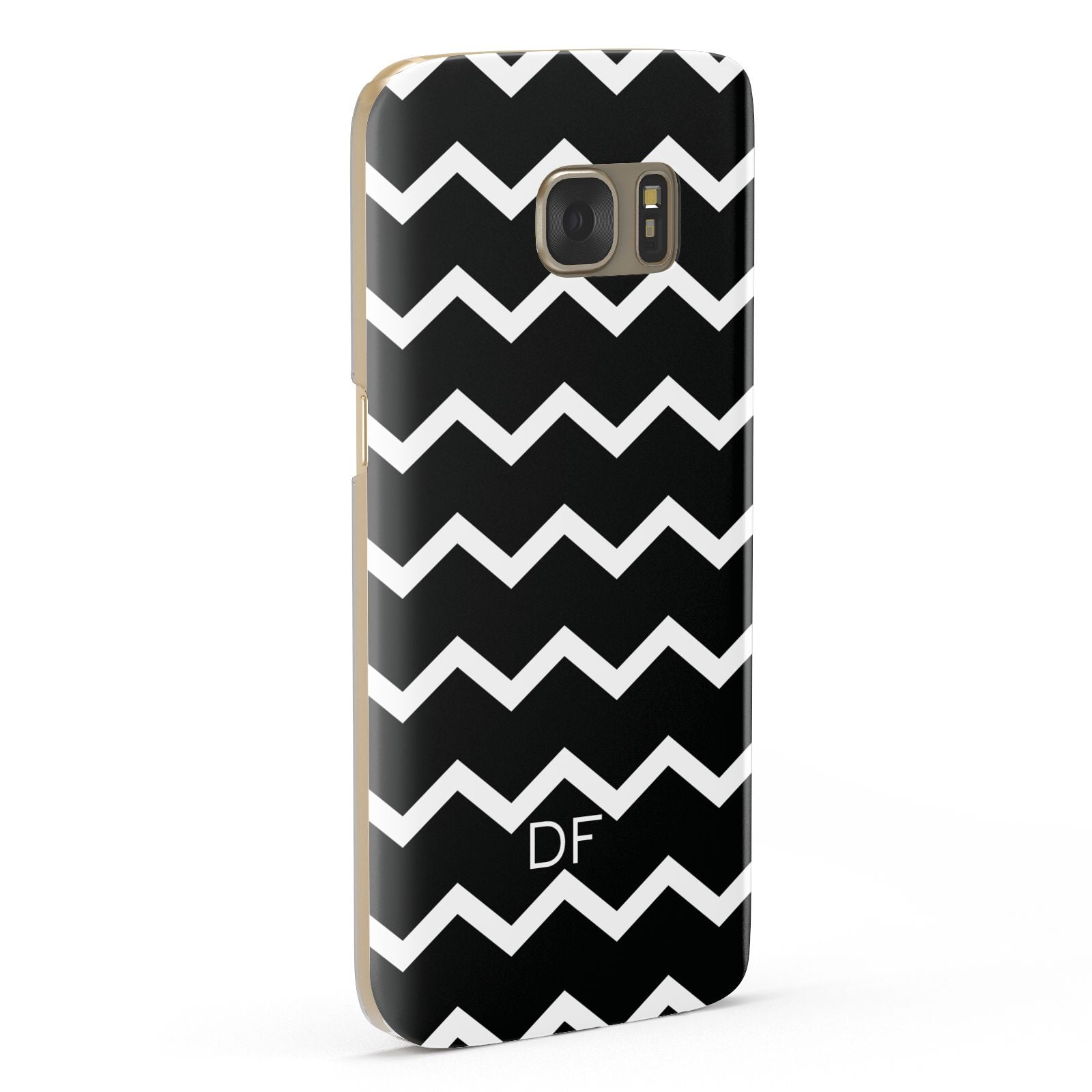 Personalised Chevron Black Samsung Galaxy Case Fourty Five Degrees