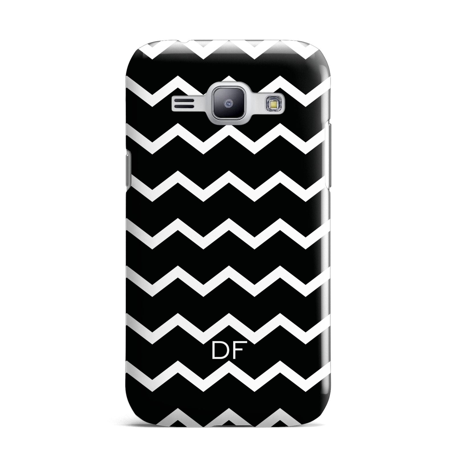 Personalised Chevron Black Samsung Galaxy J1 2015 Case