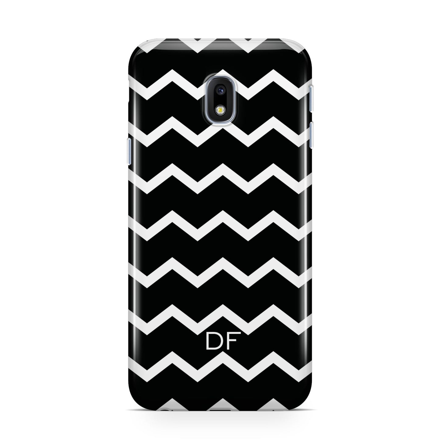 Personalised Chevron Black Samsung Galaxy J3 2017 Case