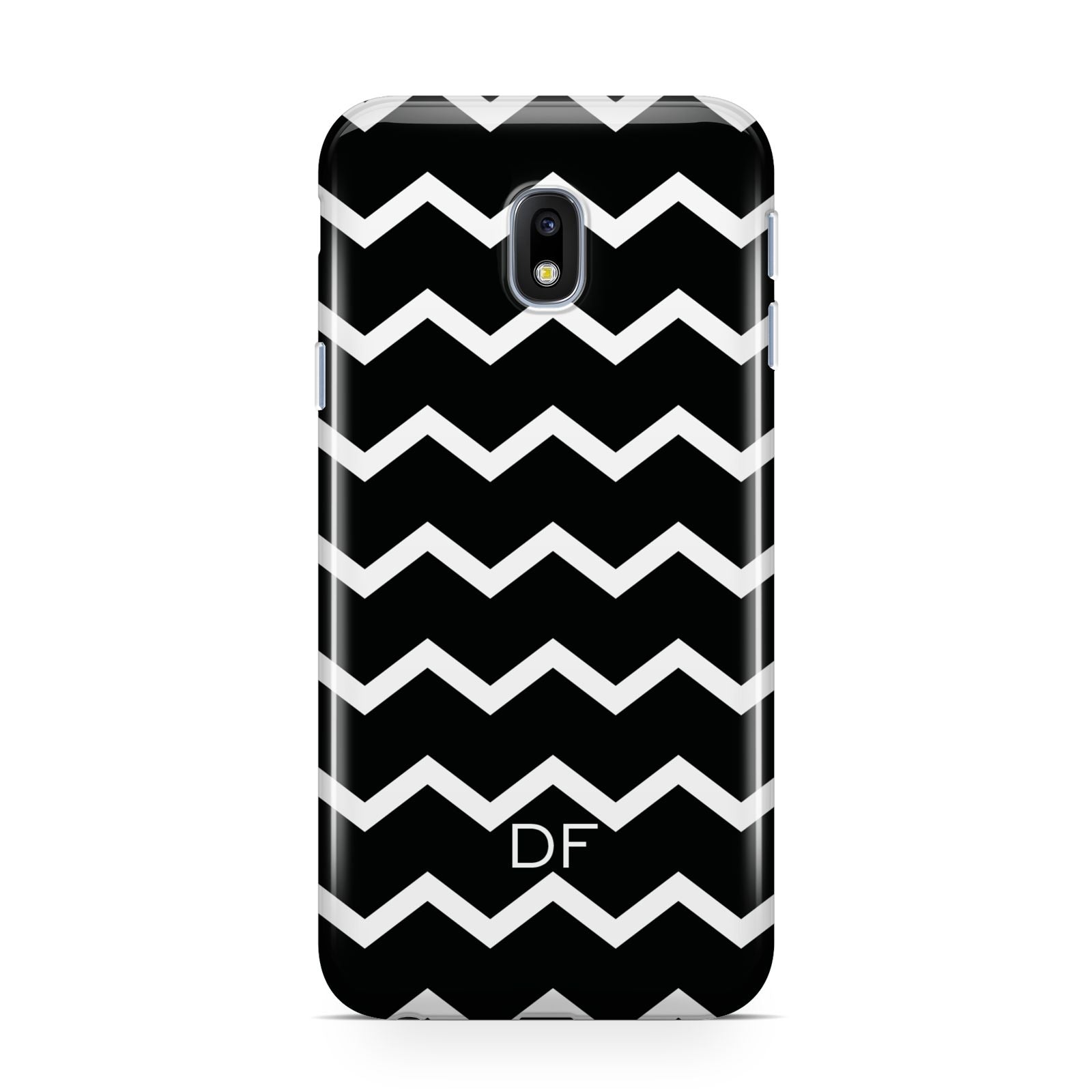 Personalised Chevron Black Samsung Galaxy J3 2017 Case