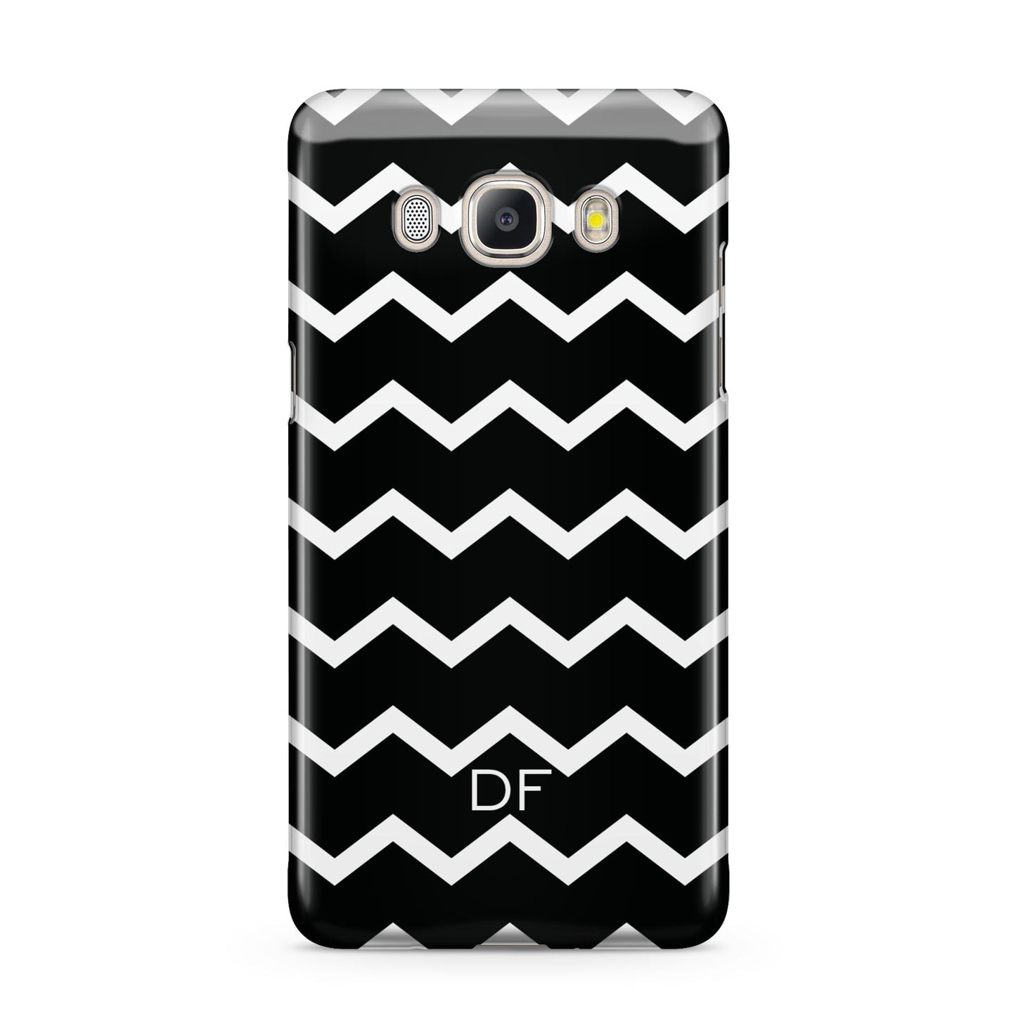 Personalised Chevron Black Samsung Galaxy J5 2016 Case