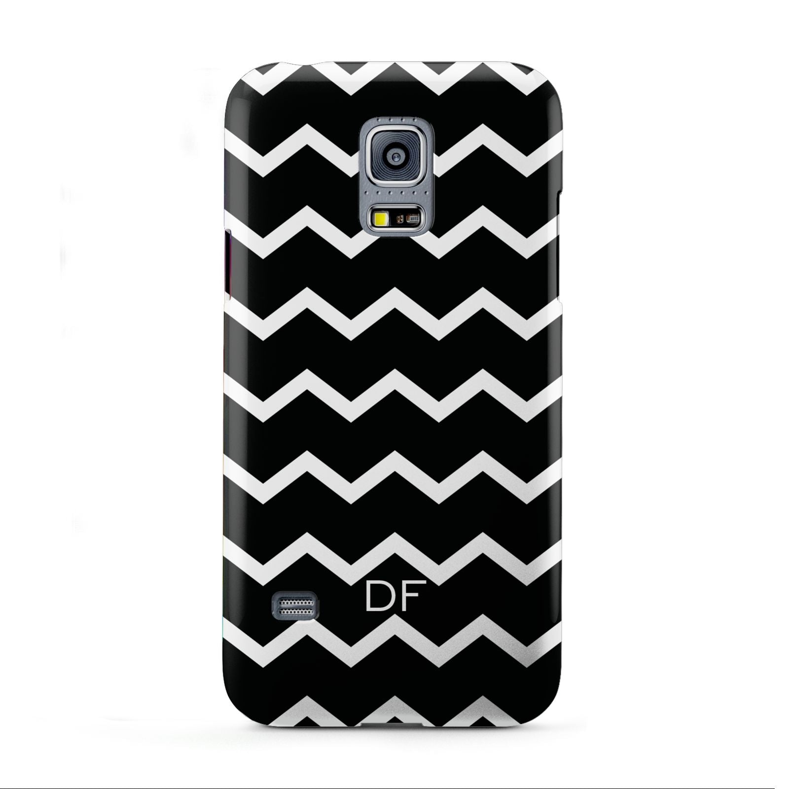 Personalised Chevron Black Samsung Galaxy S5 Mini Case