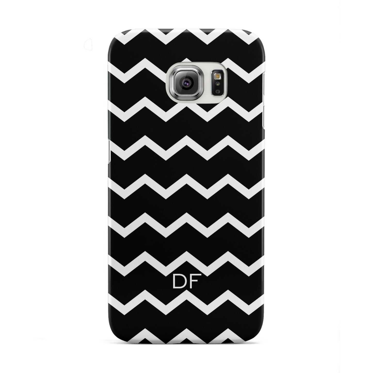 Personalised Chevron Black Samsung Galaxy S6 Edge Case