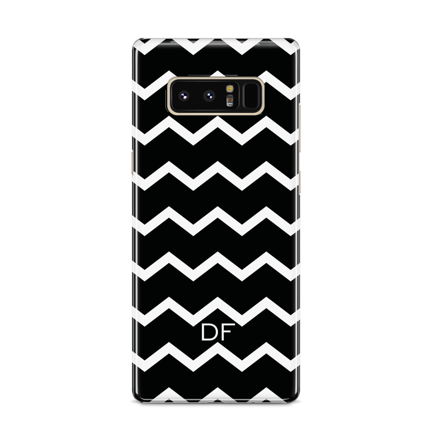 Personalised Chevron Black Samsung Galaxy S8 Case