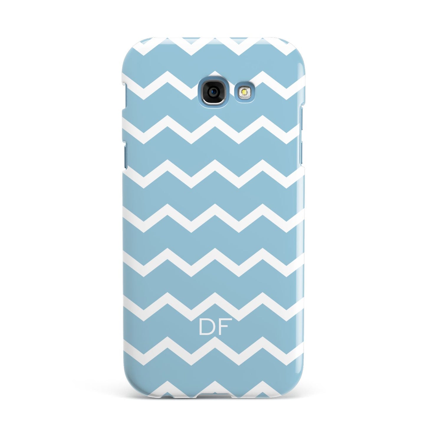 Personalised Chevron Blue Samsung Galaxy A7 2017 Case