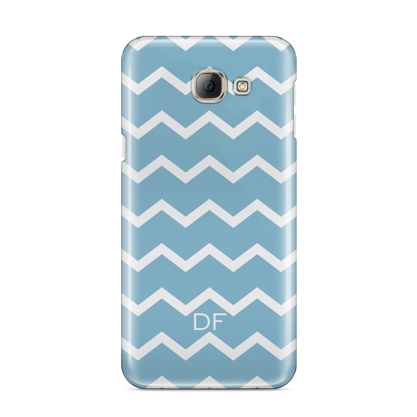 Personalised Chevron Blue Samsung Galaxy A8 2016 Case