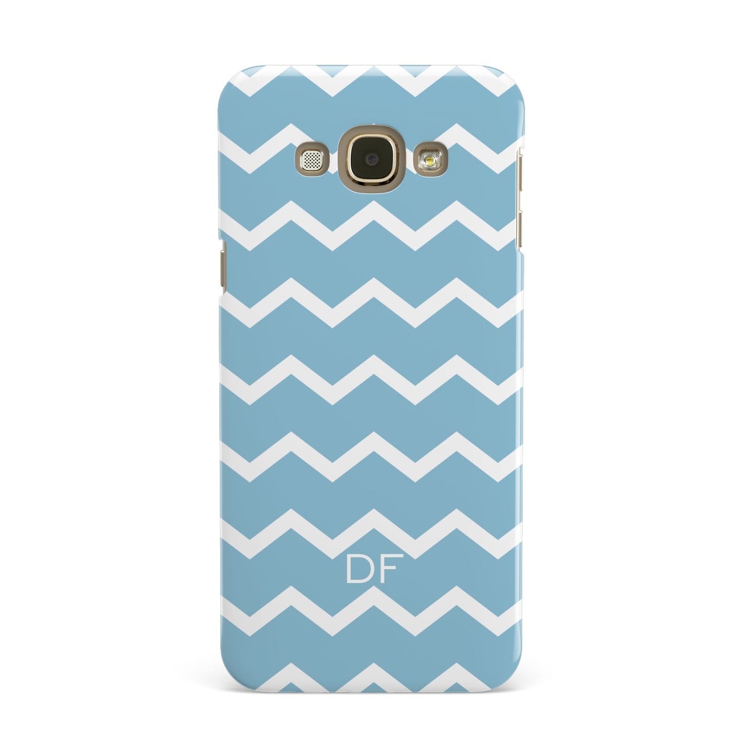 Personalised Chevron Blue Samsung Galaxy A8 Case