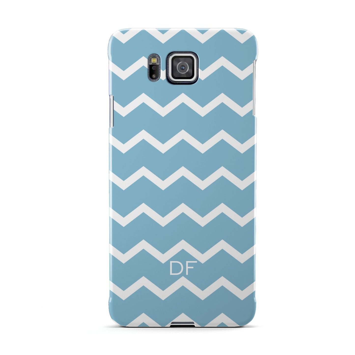 Personalised Chevron Blue Samsung Galaxy Alpha Case