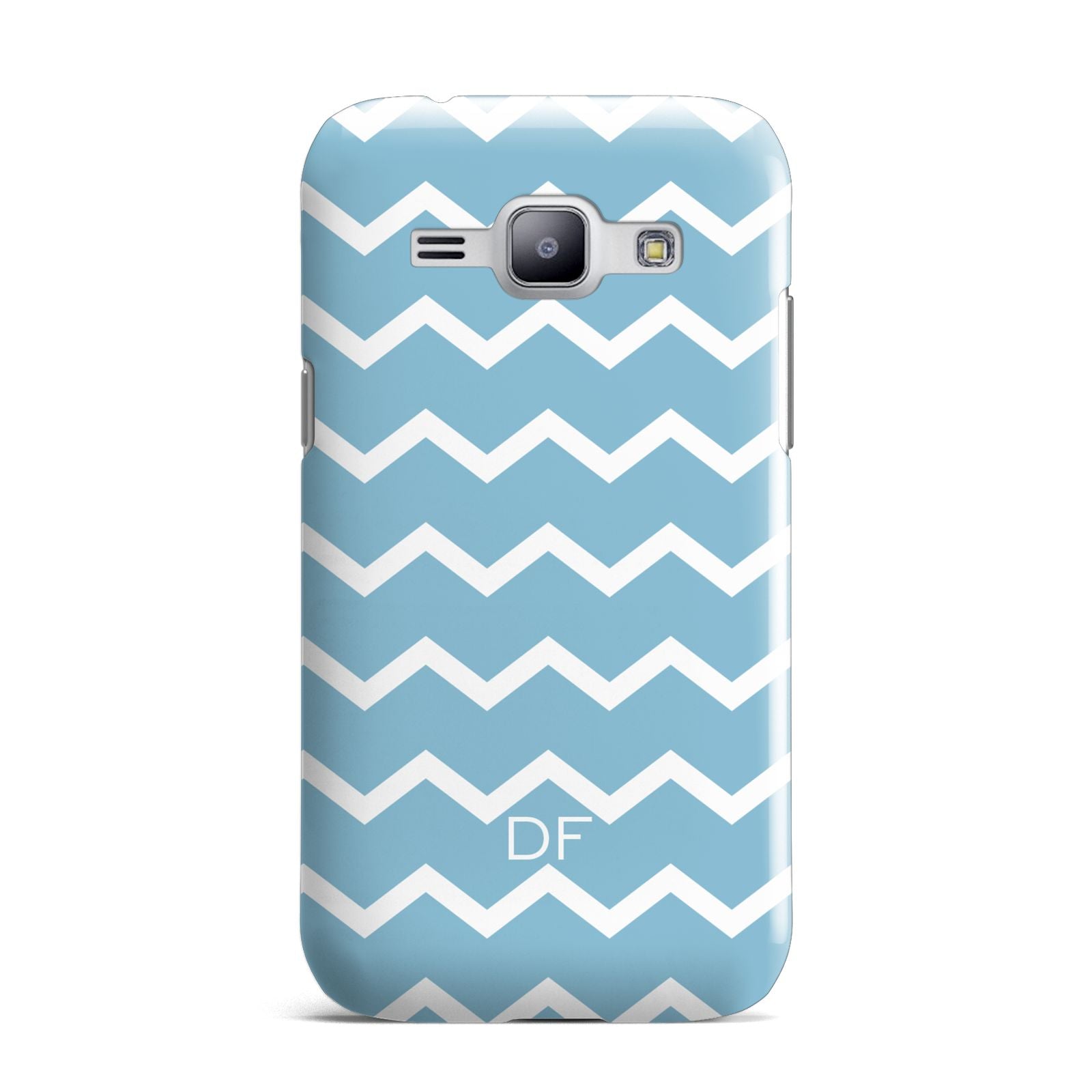 Personalised Chevron Blue Samsung Galaxy J1 2015 Case