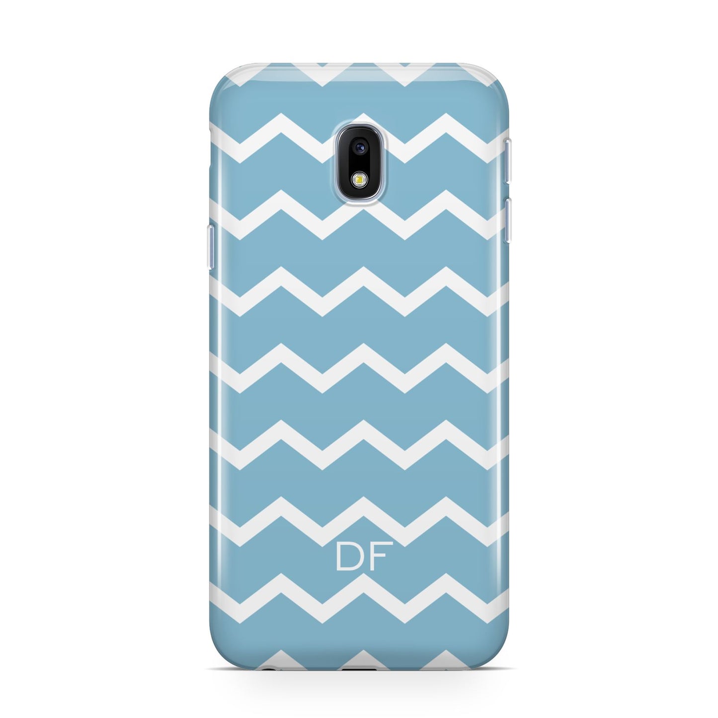 Personalised Chevron Blue Samsung Galaxy J3 2017 Case