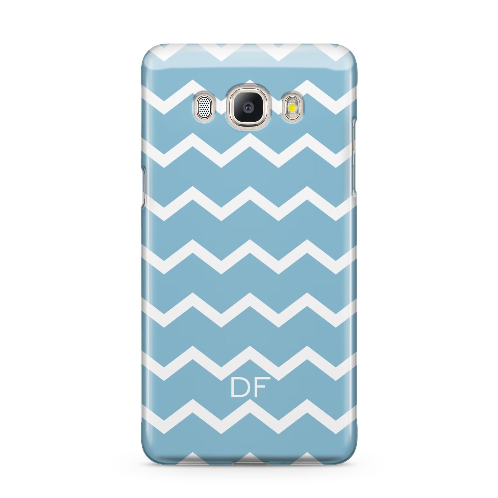 Personalised Chevron Blue Samsung Galaxy J5 2016 Case