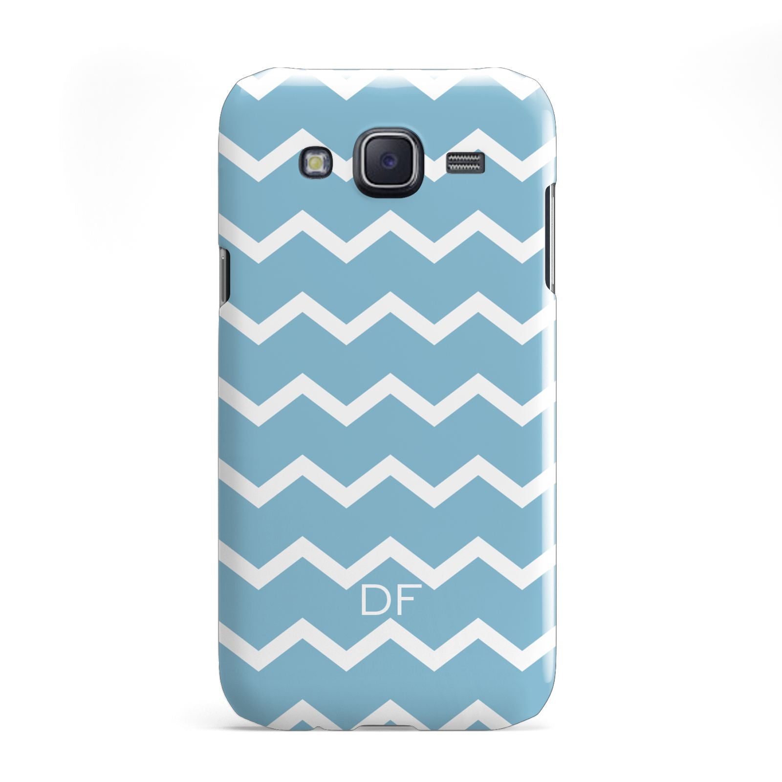 Personalised Chevron Blue Samsung Galaxy J5 Case