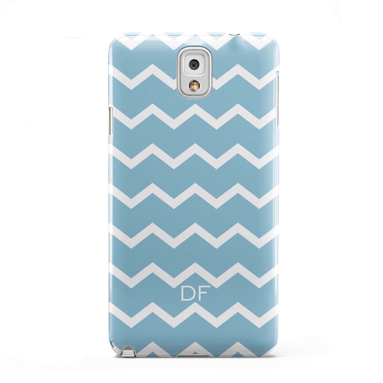 Personalised Chevron Blue Samsung Galaxy Note 3 Case