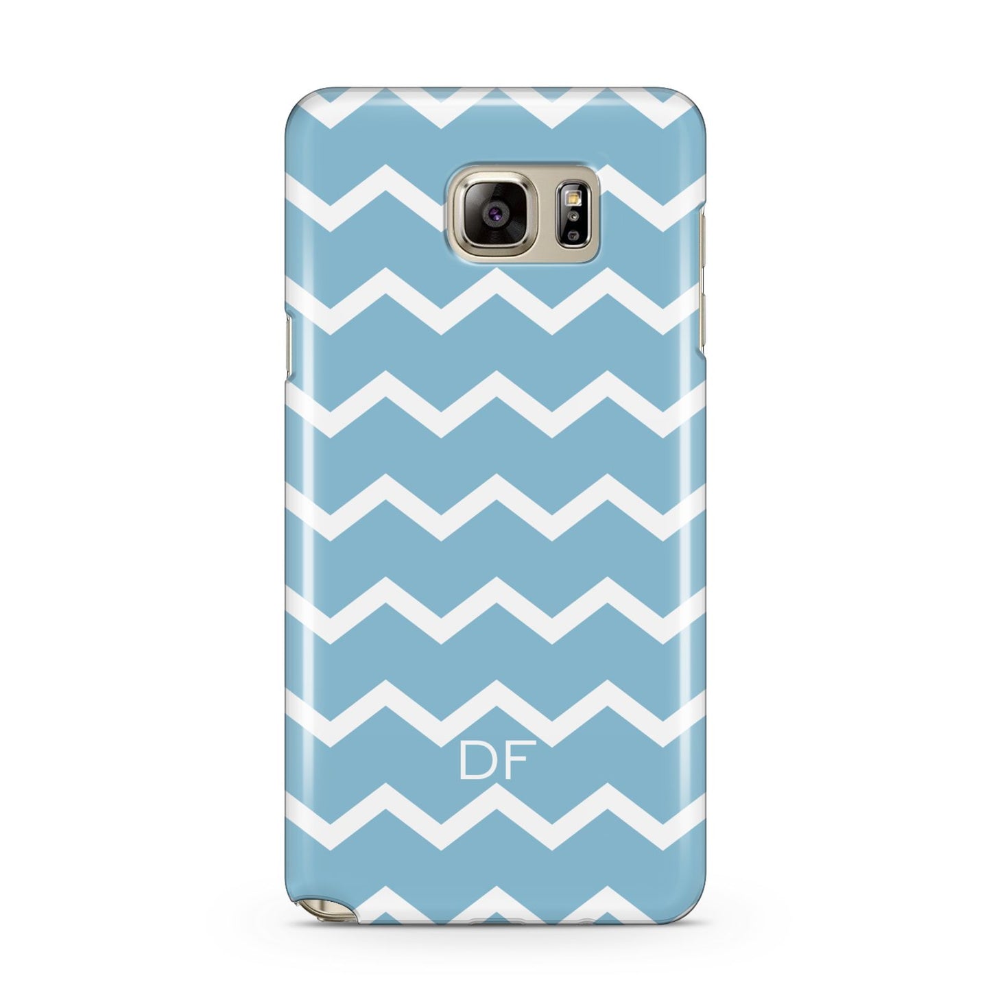 Personalised Chevron Blue Samsung Galaxy Note 5 Case