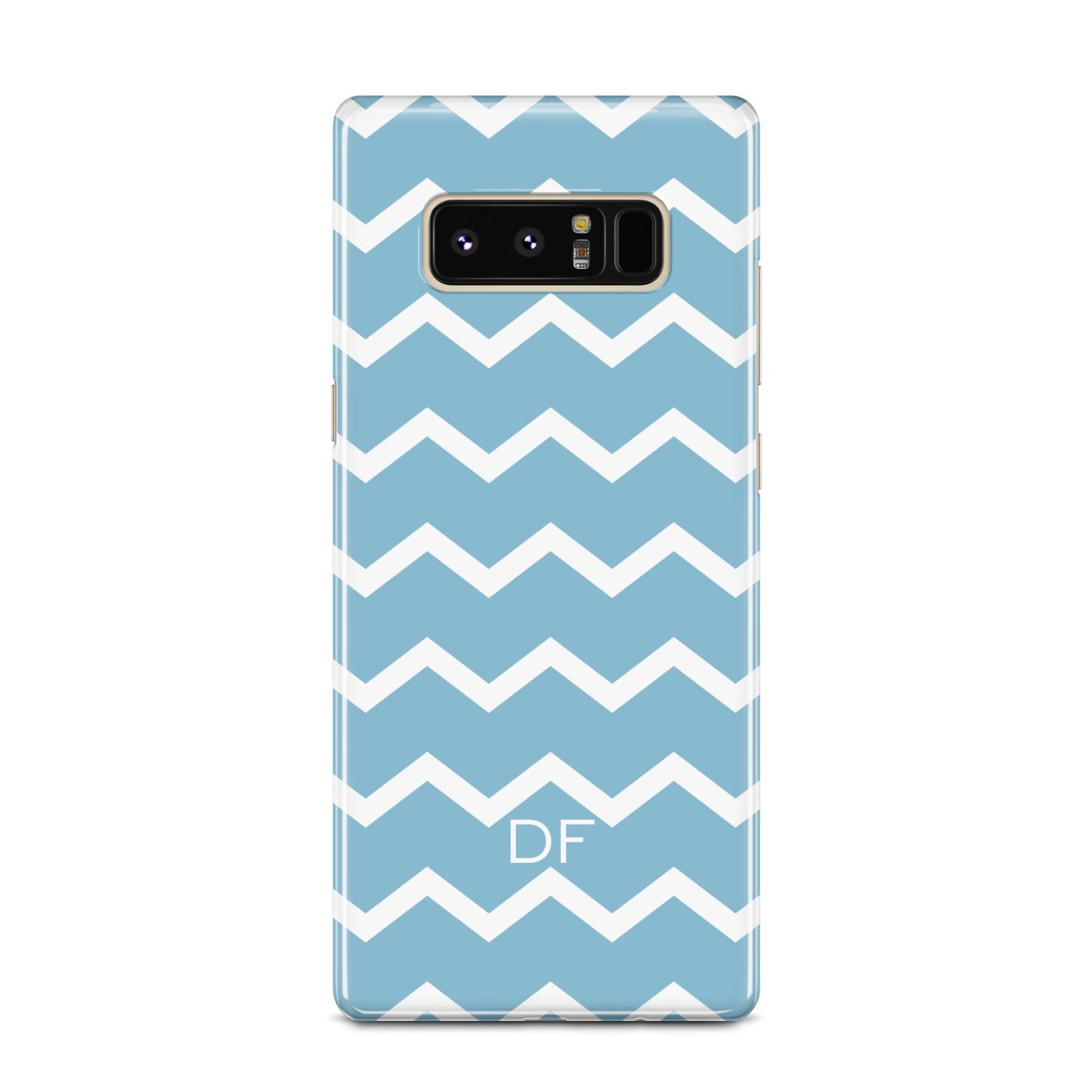 Personalised Chevron Blue Samsung Galaxy Note 8 Case