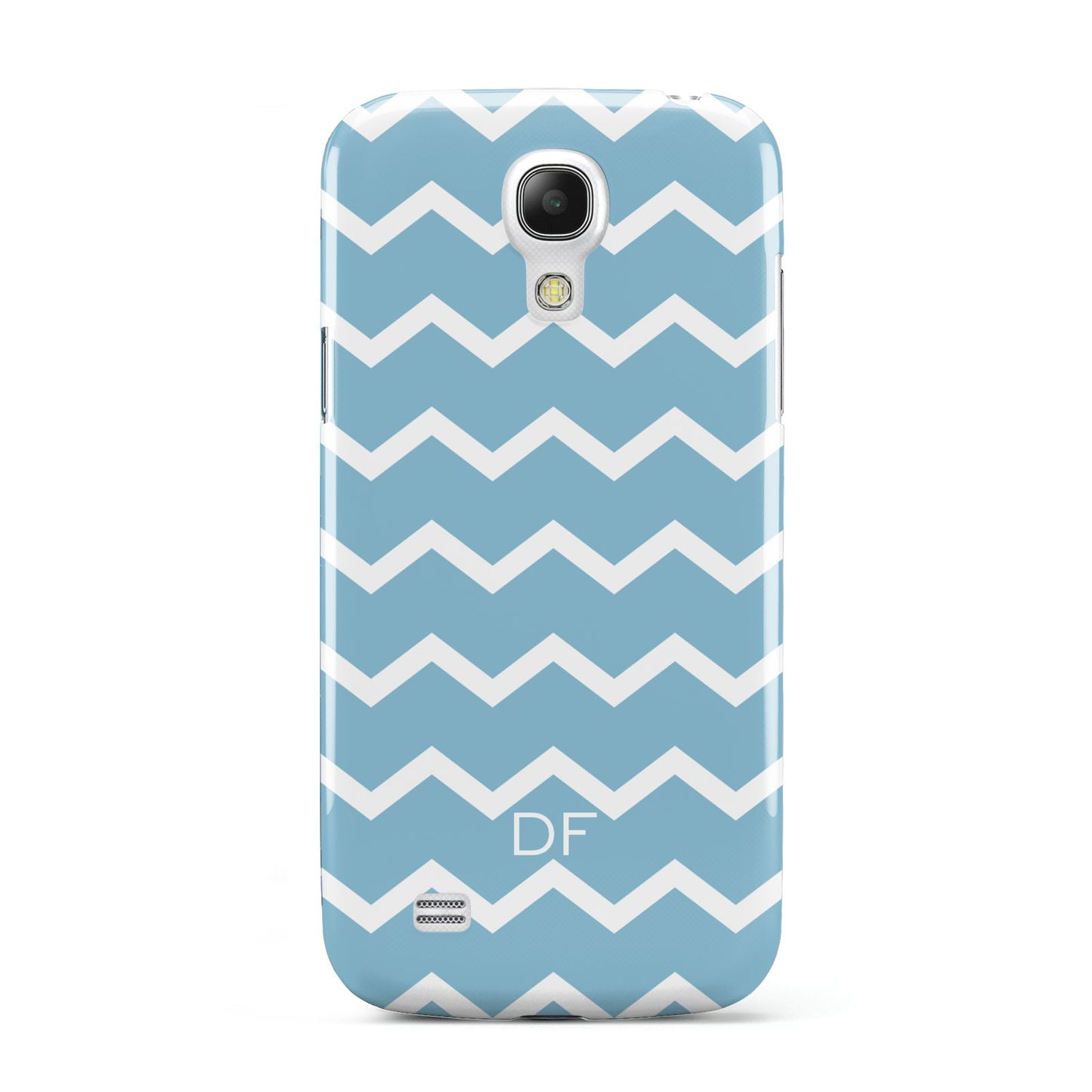 Personalised Chevron Blue Samsung Galaxy S4 Mini Case