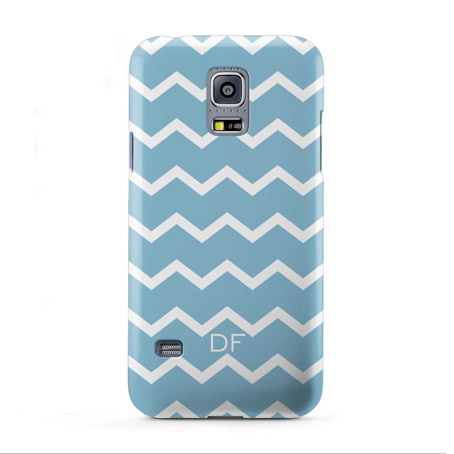 Personalised Chevron Blue Samsung Galaxy S5 Mini Case