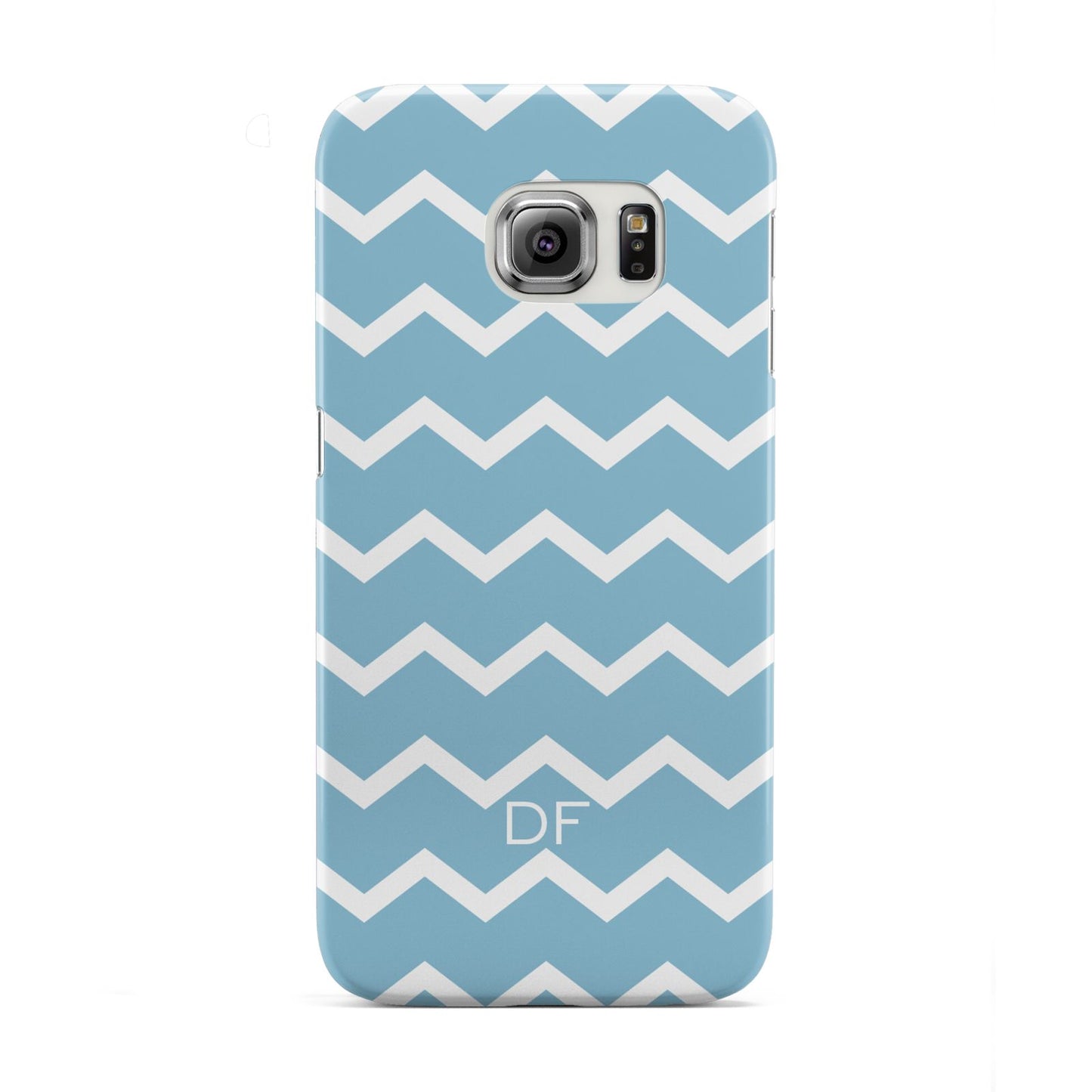 Personalised Chevron Blue Samsung Galaxy S6 Edge Case