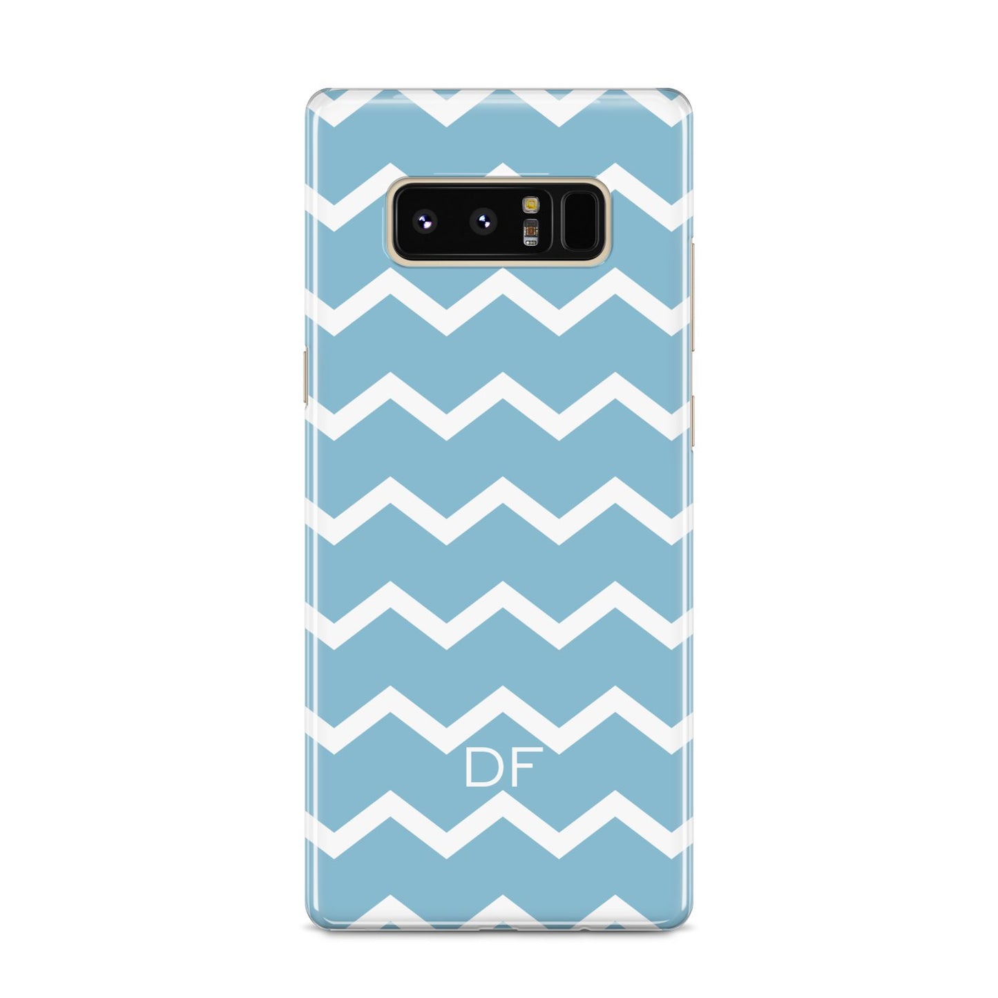 Personalised Chevron Blue Samsung Galaxy S8 Case