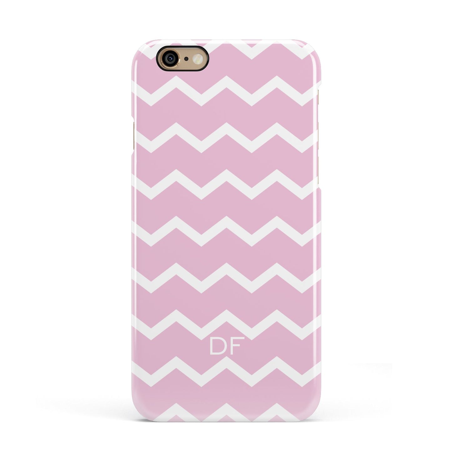 Personalised Chevron Pink Apple iPhone 6 3D Snap Case