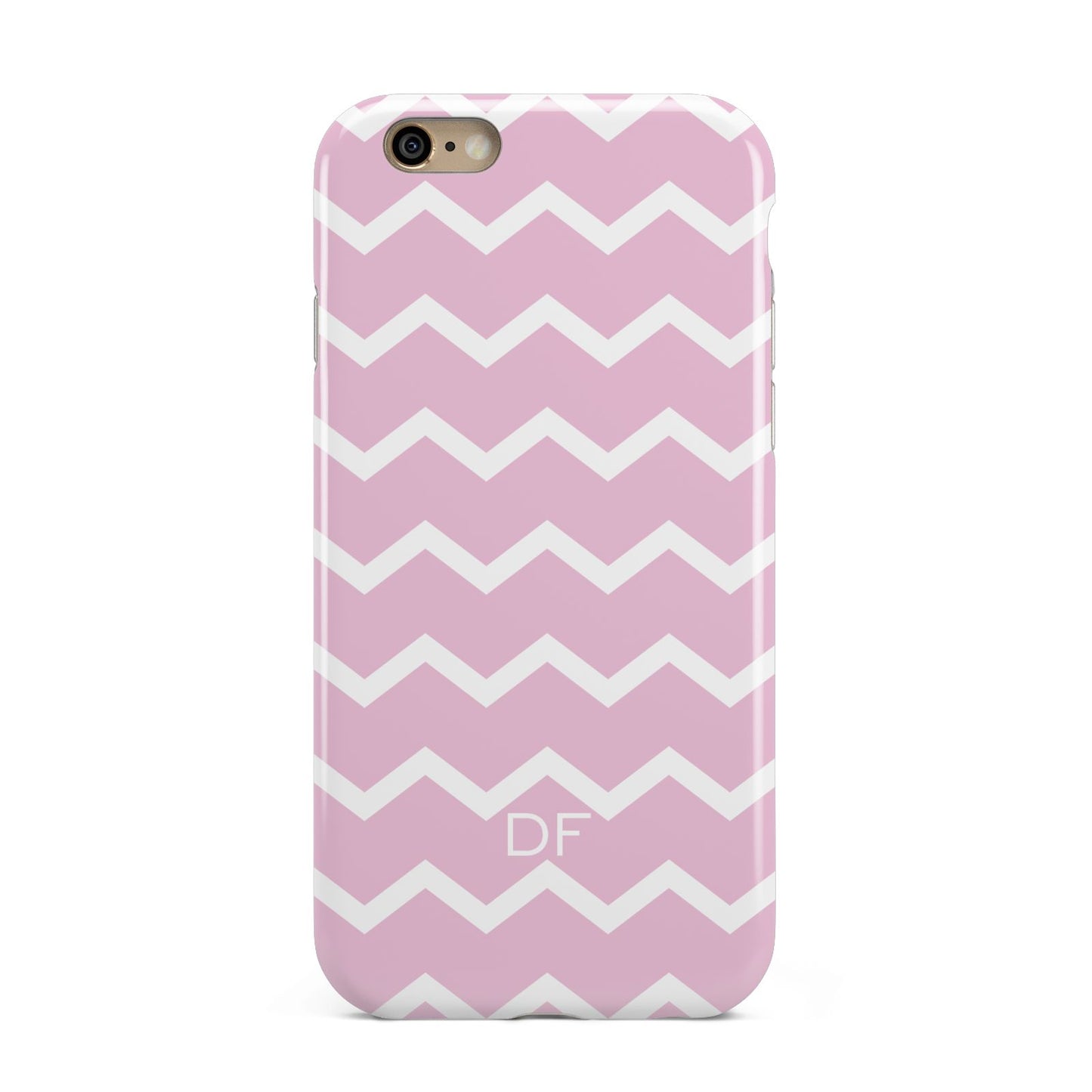 Personalised Chevron Pink Apple iPhone 6 3D Tough Case