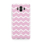 Personalised Chevron Pink Huawei Mate 10 Protective Phone Case
