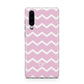 Personalised Chevron Pink Huawei P30 Phone Case