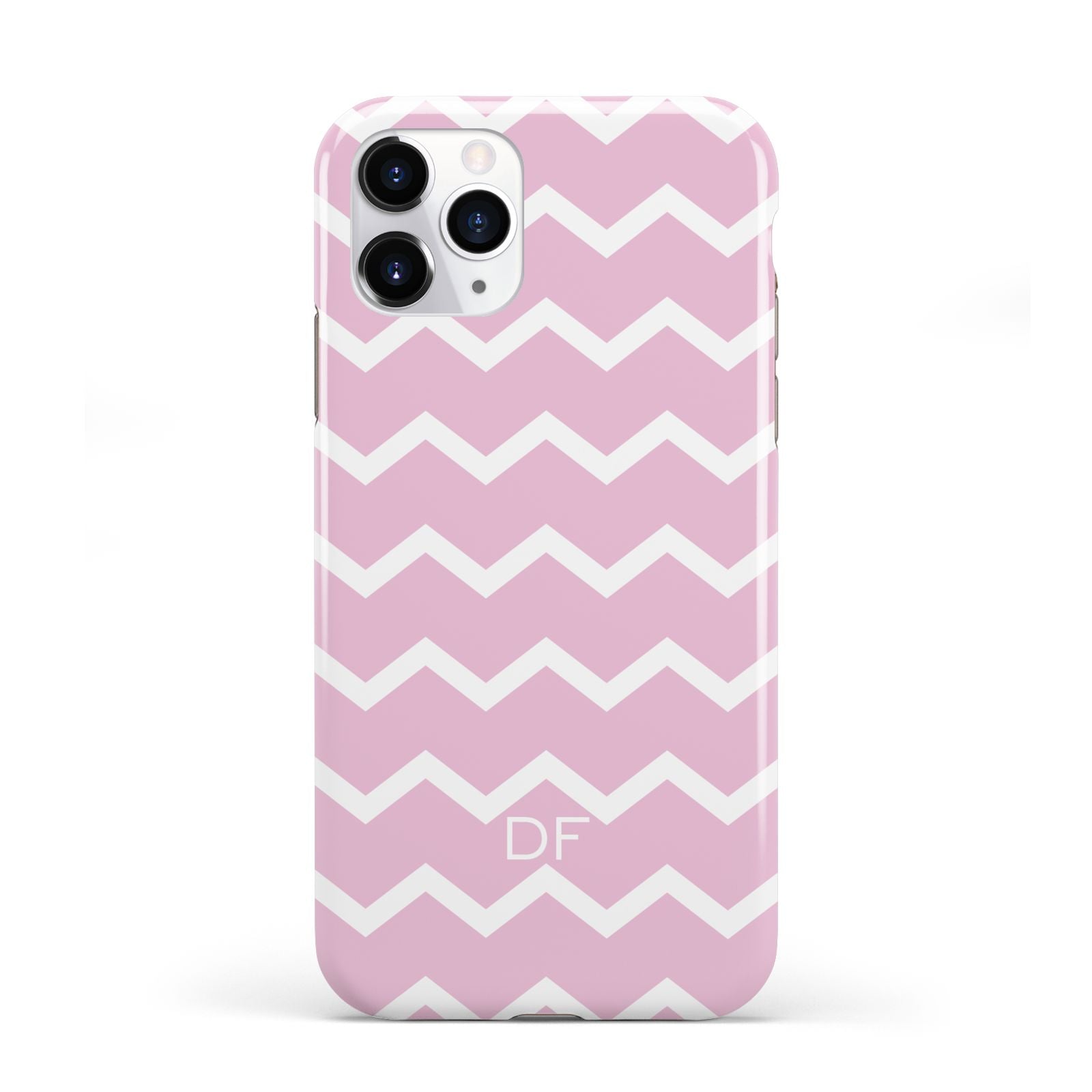 Personalised Chevron Pink iPhone 11 Pro 3D Tough Case