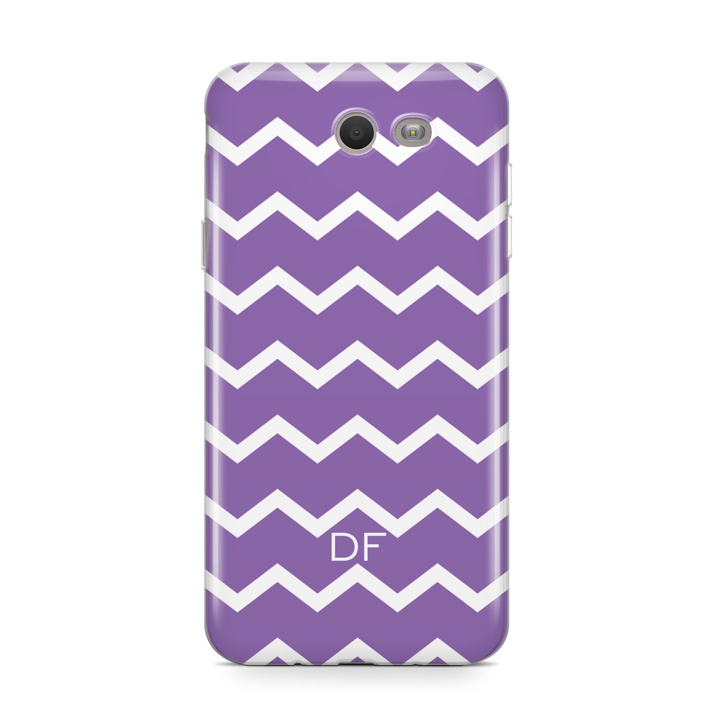 Personalised Chevron Purple Samsung Galaxy J7 2017 Case