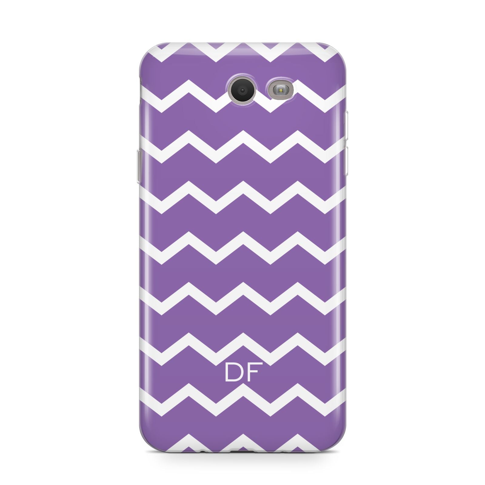 Personalised Chevron Purple Samsung Galaxy J7 2017 Case