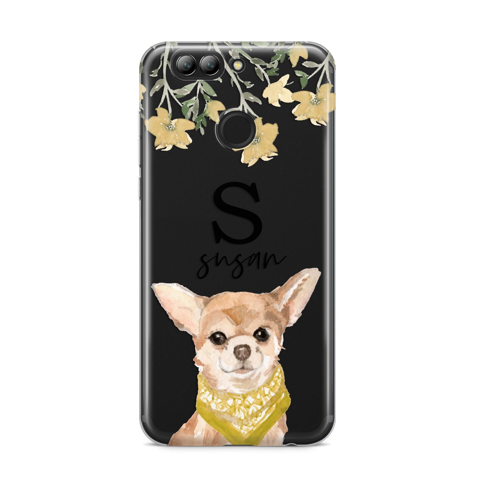 Personalised Chihuahua Dog Huawei Nova 2s Phone Case