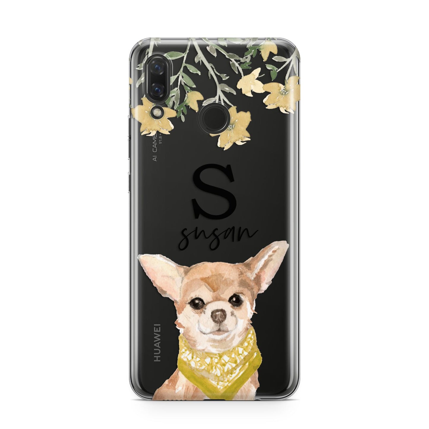 Personalised Chihuahua Dog Huawei Nova 3 Phone Case