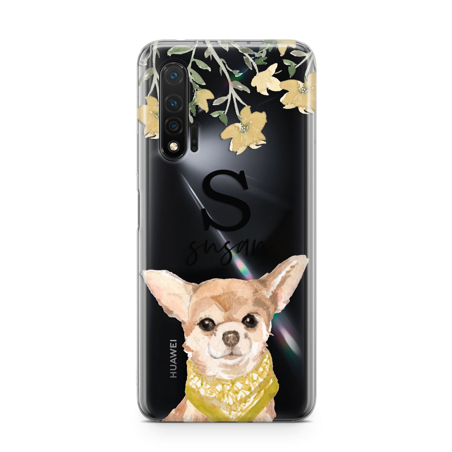 Personalised Chihuahua Dog Huawei Nova 6 Phone Case