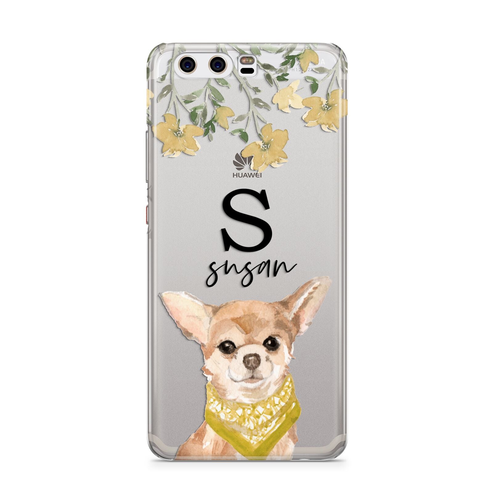 Personalised Chihuahua Dog Huawei P10 Phone Case