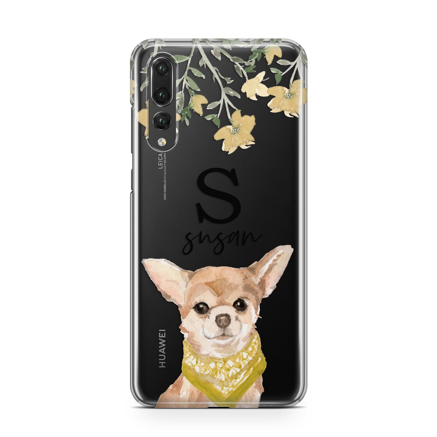 Personalised Chihuahua Dog Huawei P20 Pro Phone Case