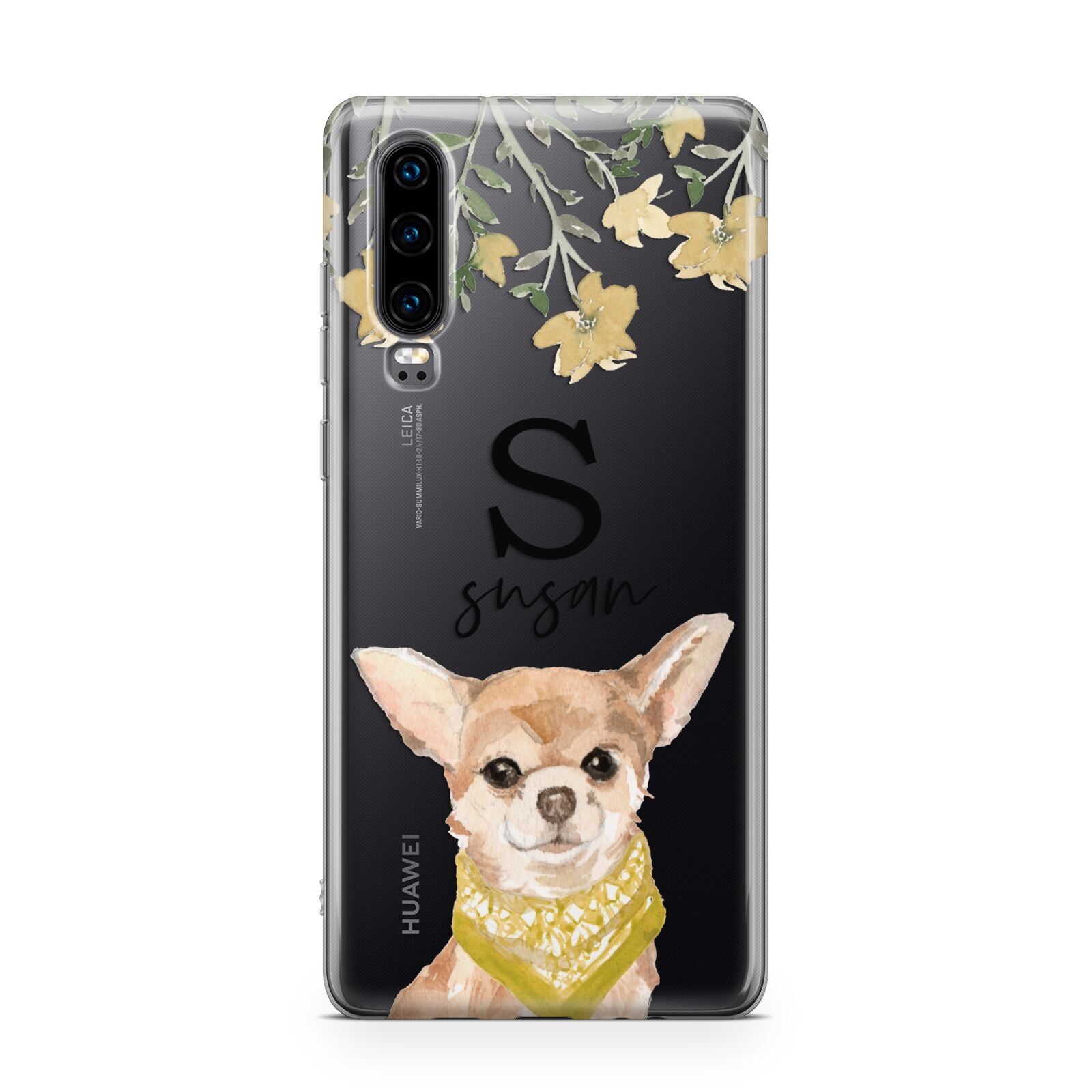 Personalised Chihuahua Dog Huawei P30 Phone Case