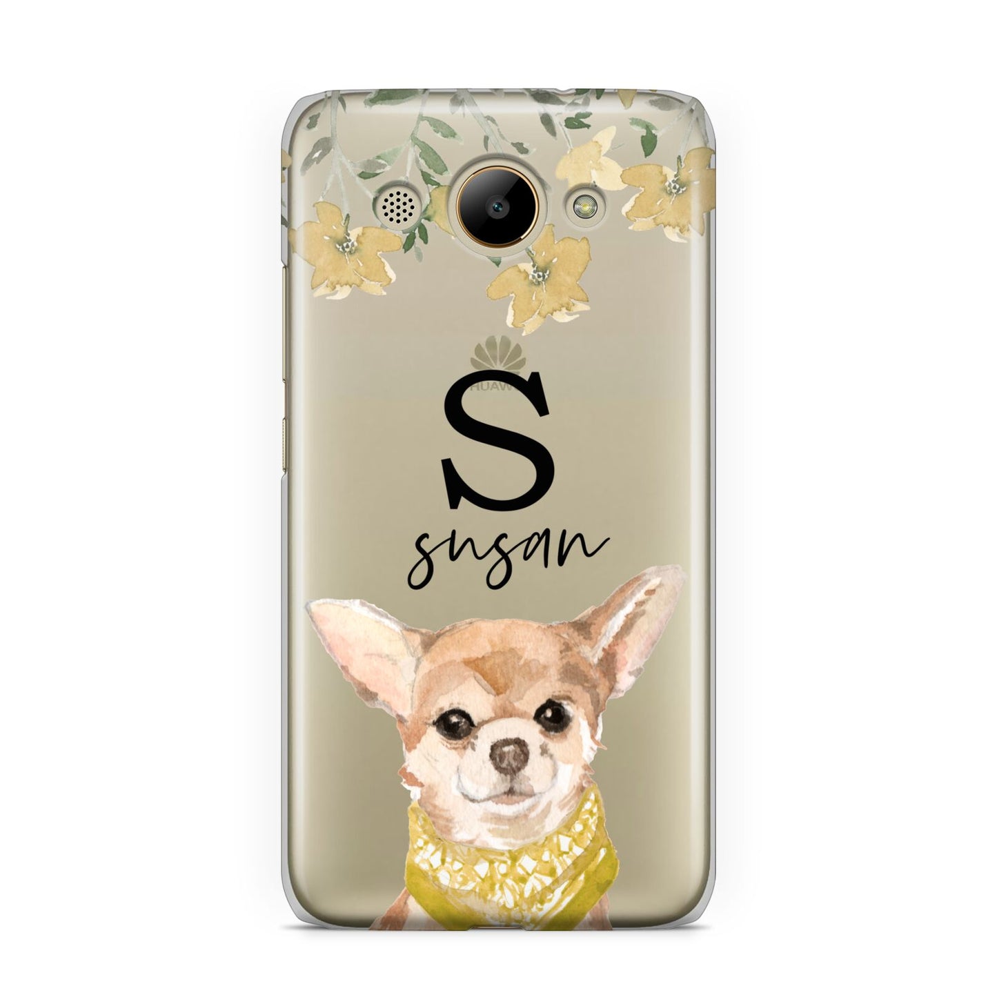 Personalised Chihuahua Dog Huawei Y3 2017