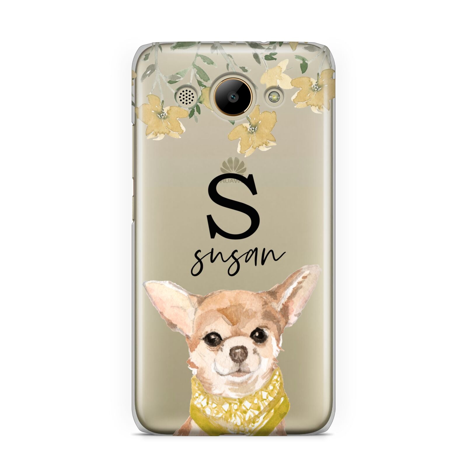 Personalised Chihuahua Dog Huawei Y3 2017