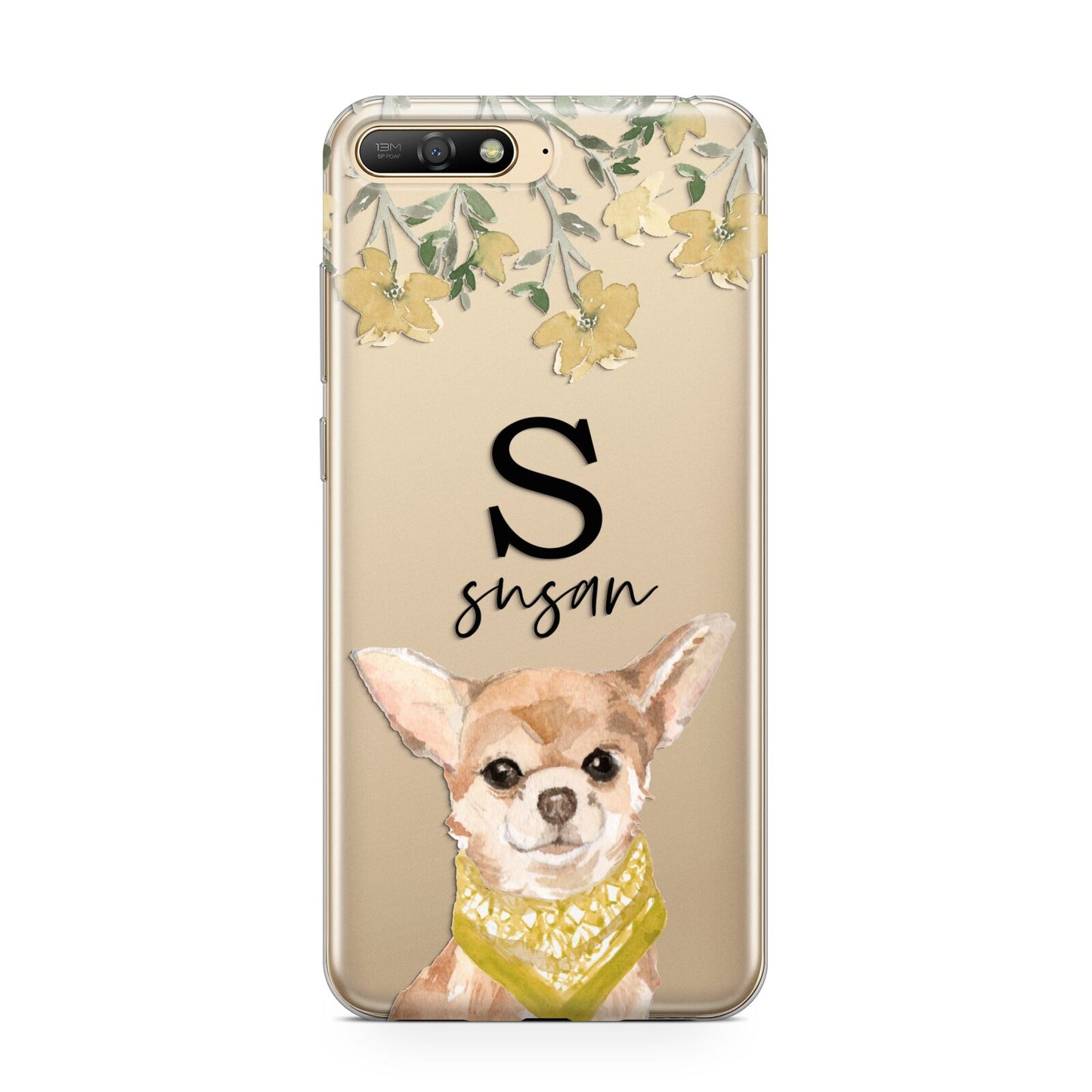 Personalised Chihuahua Dog Huawei Y6 2018