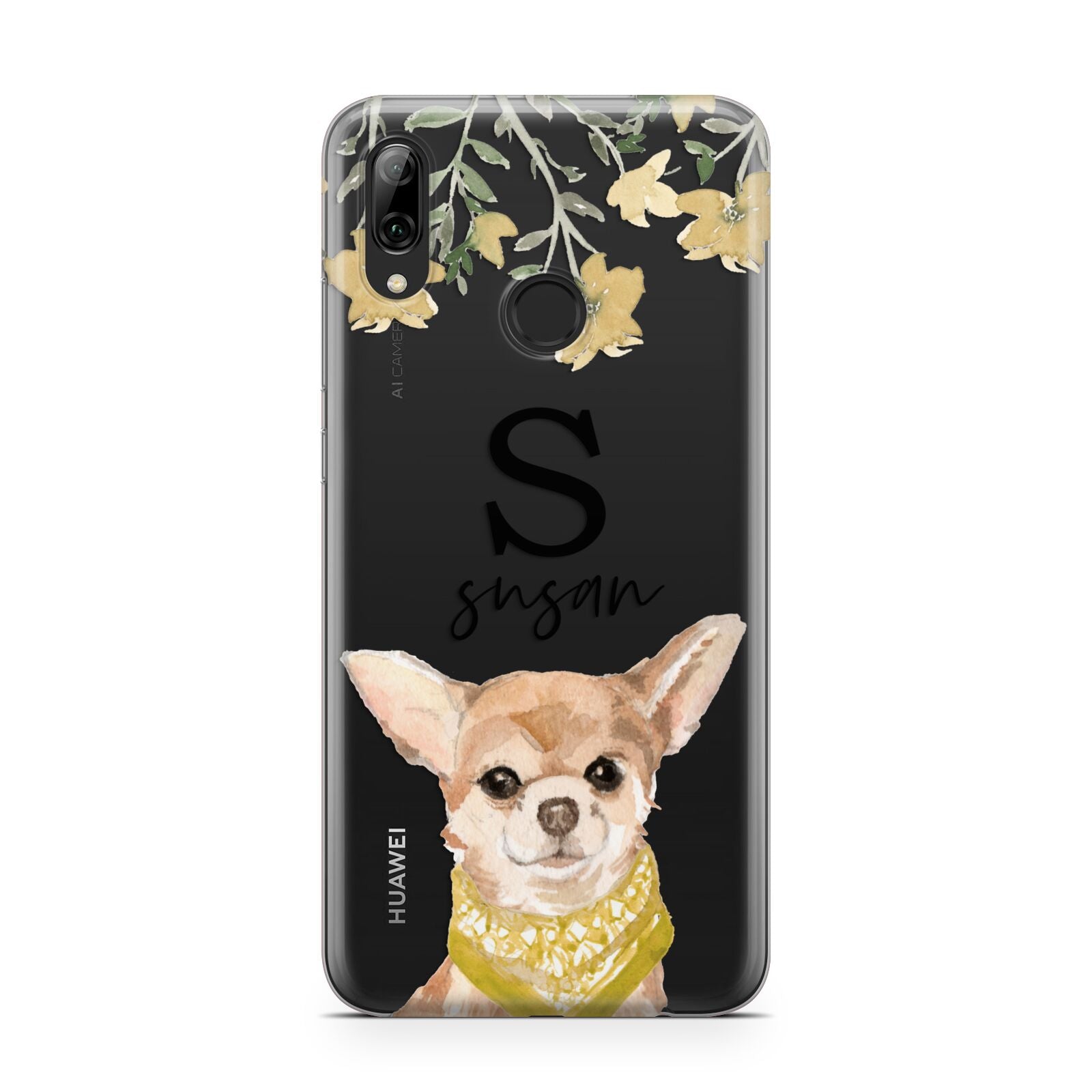 Personalised Chihuahua Dog Huawei Y7 2019