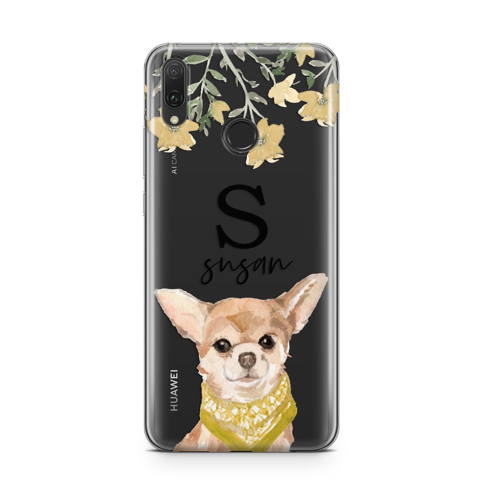 Personalised Chihuahua Dog Huawei Y9 2019