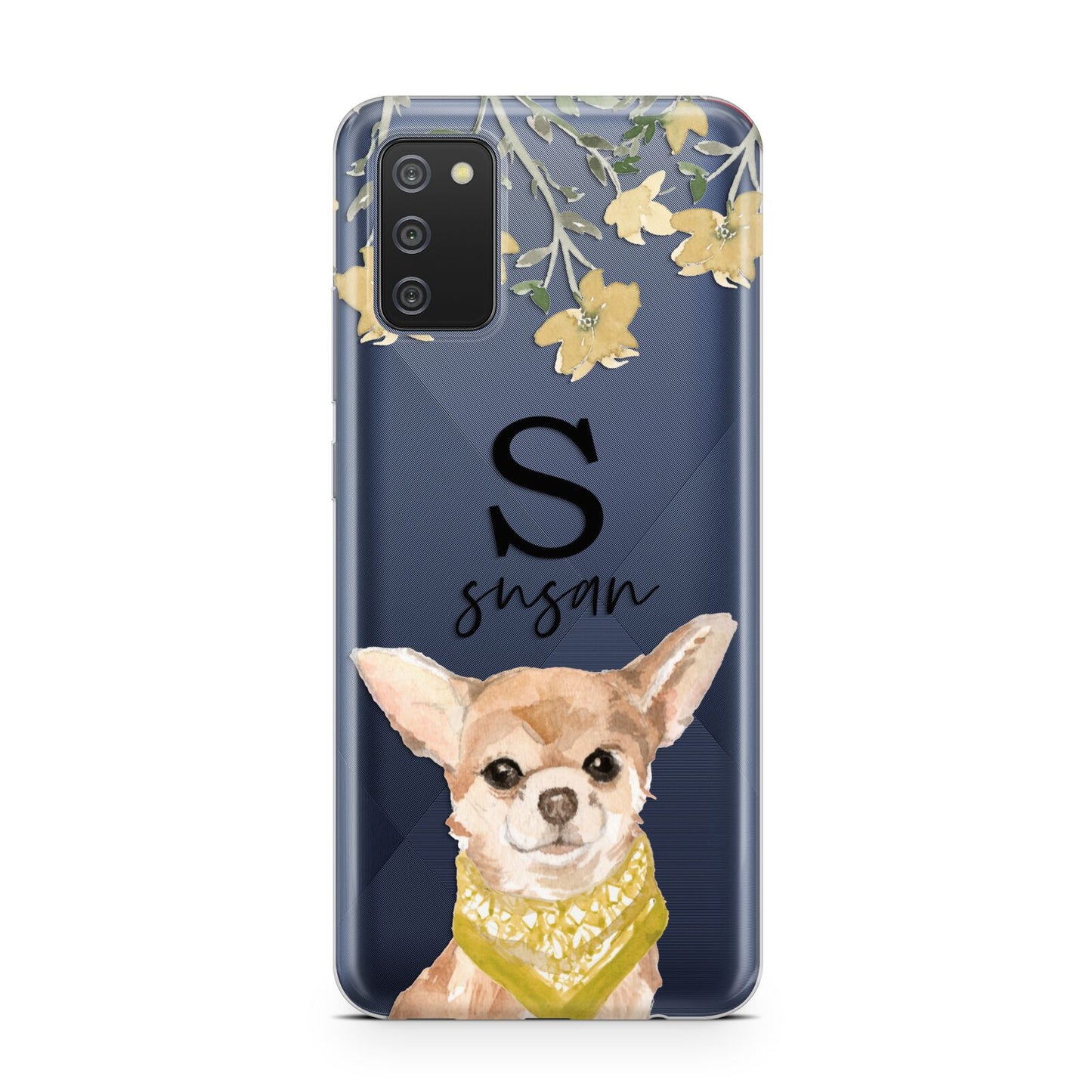 Personalised Chihuahua Dog Samsung A02s Case