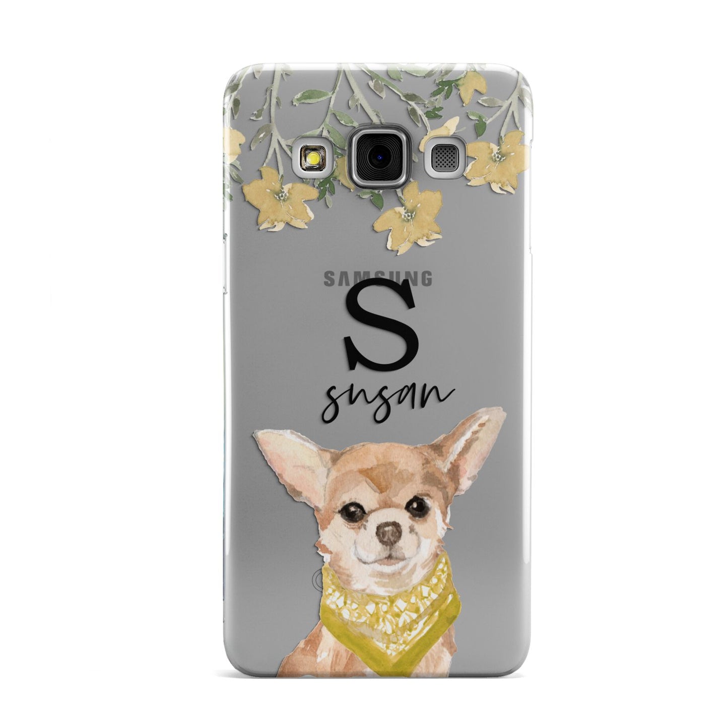 Personalised Chihuahua Dog Samsung Galaxy A3 Case