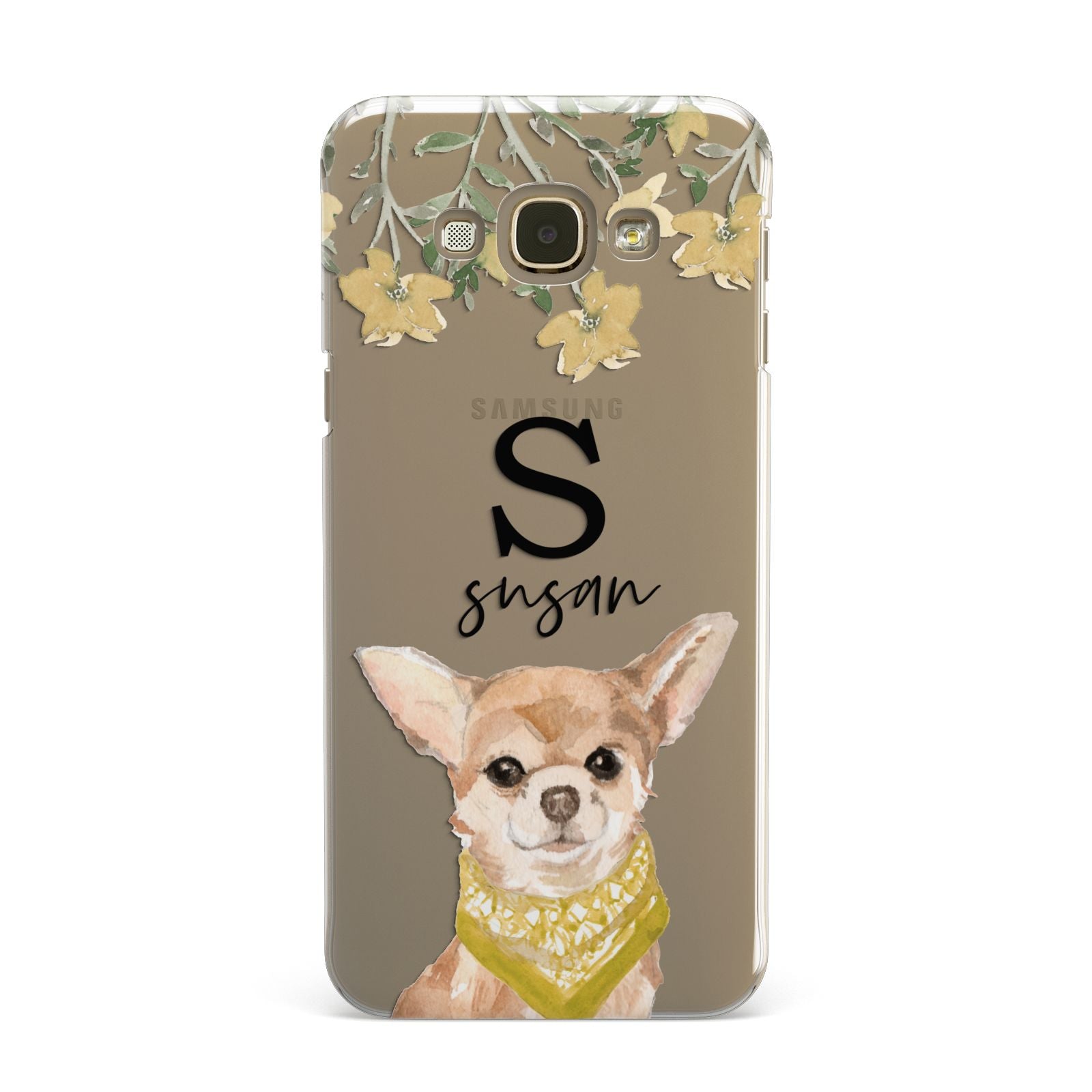 Personalised Chihuahua Dog Samsung Galaxy A8 Case