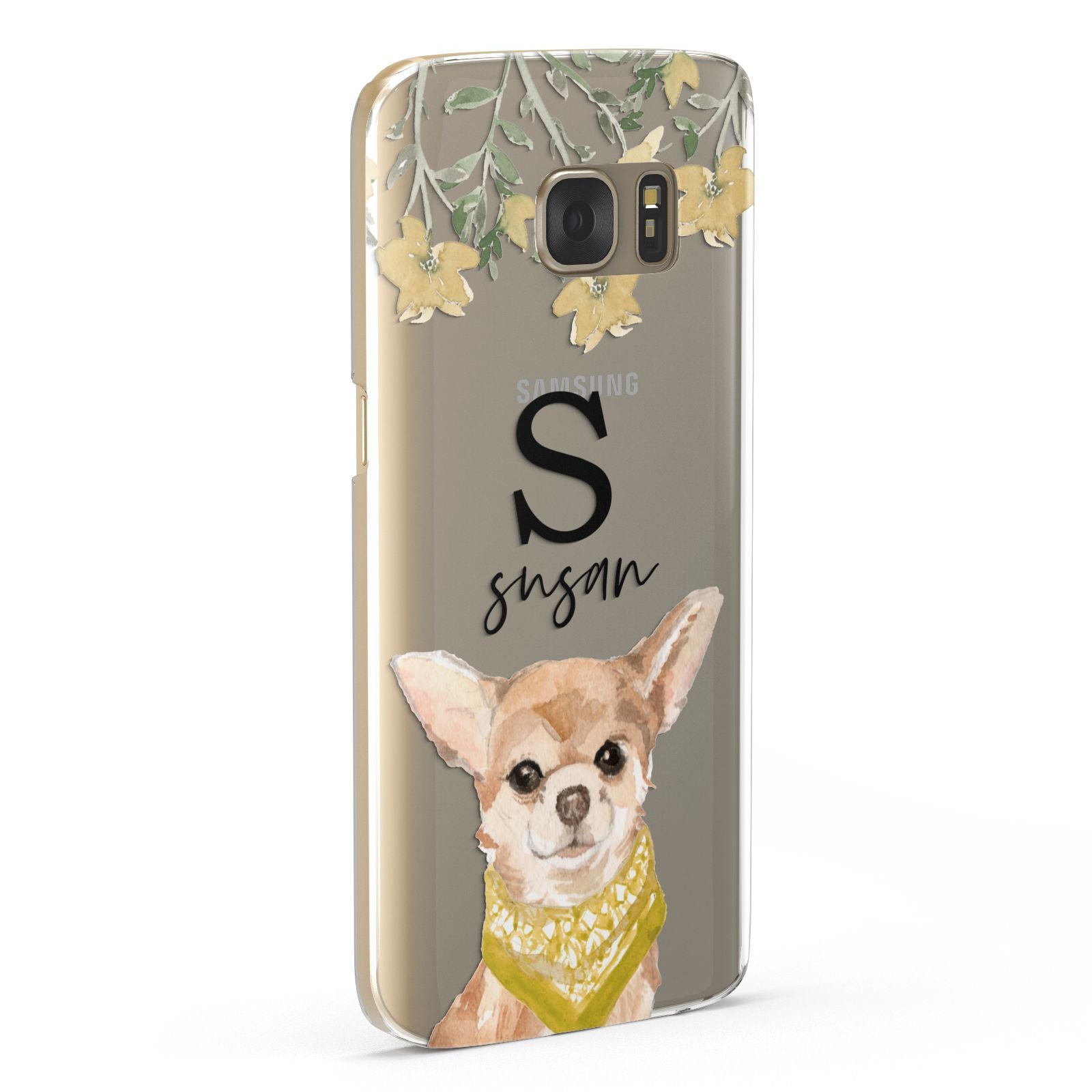 Personalised Chihuahua Dog Samsung Galaxy Case Fourty Five Degrees